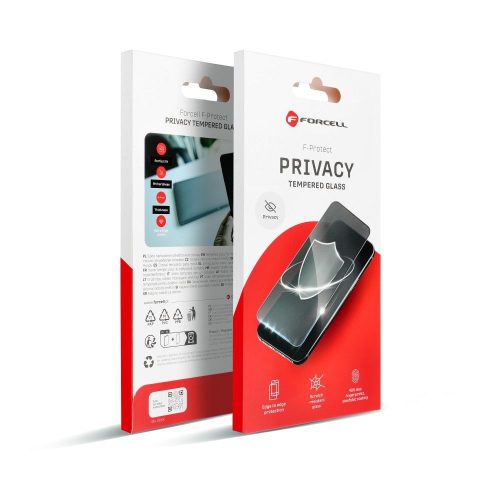 cell Privacy üveg - iPhone 7 / 8 / SE 2020 / SE 2022 fekete