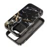 CELL F-PROTECT Mirage, katonai ejtési teszten átesett tok MagSafe kompatibilitással IPHONE 16-hoz fekete márvány