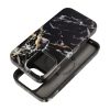 CELL F-PROTECT Mirage, katonai ejtési teszten átesett tok, amely kompatibilis a MagSafe-fel, IPHONE 16 PRO MAX készülékhez, fekete márvány.