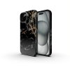 CELL F-PROTECT Mirage, katonai ejtési teszten átesett tok, amely kompatibilis a MagSafe-fel, IPHONE 16 PRO MAX készülékhez, fekete márvány.