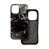 CELL F-PROTECT Mirage, katonai csepptesztelt tok, kompatibilis a MagSafe-el IPHONE 16 PLUS-hoz, fekete márvány