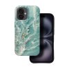 CELL F-PROTECT Mirage, katonai ütésállósági teszten átesett tok kompatibilis a MagSafe-fel IPHONE 16-hoz zöld márvány