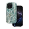 CELL F-PROTECT Mirage, katonai ejtésteszttel ellenőrzött tok, MagSafe kompatibilis IPHONE 16 PRO-hoz, zöld márvány