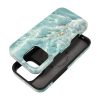 CELL F-PROTECT Mirage, katonai eséstesztekkel ellenőrzött tok, kompatibilis a MagSafe funkcióval IPHONE 16 PRO MAX-hoz, zöld márvány