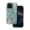 CELL F-PROTECT Mirage, katonai eséstesztekkel ellenőrzött tok, kompatibilis a MagSafe funkcióval IPHONE 16 PRO MAX-hoz, zöld márvány