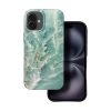 CELL F-PROTECT Mirage, katonai szabvány szerint ejtésteszttel igazolt tok, kompatibilis MagSafe-dal IPHONE 16 PLUS számára, zöld márvány mintázattal