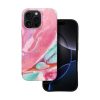 CELL F-PROTECT Mirage, ütésálló tok, amely MagSafe kompatibilis az IPHONE 16 PRO MAX készülékkel, rózsaszín márvány mintával