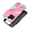 CELL F-PROTECT Mirage, katonai szabvány szerint ejtésálló tok, MagSafe-kompatibilis IPHONE 16 PLUS-hoz, rózsaszín márvány