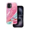 CELL F-PROTECT Mirage, katonai szabvány szerint ejtésálló tok, MagSafe-kompatibilis IPHONE 16 PLUS-hoz, rózsaszín márvány