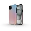 CELL F-PROTECT Mirage, katonai esésvizsgálattal tesztelt tok, amely kompatibilis a MagSafe technológiával, IPHONE 16 PRO-hoz, rózsaszín-kék színben.