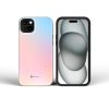 CELL F-PROTECT Mirage, katonai ejtésteszten átesett tok kompatibilis a MagSafe-fel, IPHONE 16 PRO MAX-hoz, rózsaszíny kék színben.
