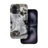 CELL F-PROTECT Mirage, katonai ejtésteszttel rendelkező tok MagSafe kompatibilitással az IPHONE 16 ezüst köd színben