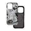 CELL F-PROTECT Mirage, katonai ejtésteszttel rendelkező tok MagSafe kompatibilitással az IPHONE 16 ezüst köd színben