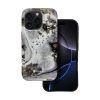 CELL F-PROTECT Mirage, katonai ejtésteszten átesett tok, kompatibilis a MagSafe-fel az IPHONE 16 PRO-hoz, ezüst köd színben