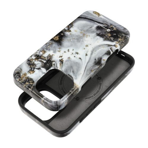 CELL F-PROTECT Mirage, katonai csepp-tesztelt tok, kompatibilis a MagSafe-fel, IPHONE 16 PRO MAX készülékhez, ezüst köd színben