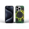 CELL F-PROTECT szintű védelem Dual Layer 4D technológiával, katonai ejtésteszttel kompatibilis a MagSafe funkcióval IPHONE 16 cyber zöld színben