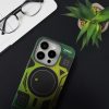 CELL F-PROTECT Levels kettős rétegű 4D technológiával, katonai ejtésteszttel kompatibilis, MagSafe kompatibilis IPHONE 16 PRO cyber zöld készülékhez