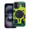 CELL F-PROTECT szintek kettős rétegű 4D technológiával, katonai ejtésállóság, kompatibilis a MagSafe-fel az IPHONE 16 PLUS számára, cyber zöld