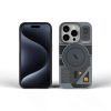 CELL F-PROTECT szintek Dual Layer 4D technológiával, katonai ejtéstesztnek megfelelő, MagSafe kompatibilis, IPHONE 16 PRO MAX készülékhez, kiber szürke