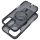 CELL F-PROTECT Levels, Dual Layer 4D technológia, Military Drop-Test kompatibilis a MagSafe-fel IPHONE 16 PRO MAX számára füstös fekete