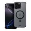 CELL F-PROTECT Levels, Dual Layer 4D technológia, Military Drop-Test kompatibilis a MagSafe-fel IPHONE 16 PRO MAX számára füstös fekete