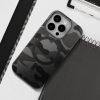 CELL F-PROTECT szintek Dual Layer 4D technológiával, katonai ejtés-teszt kompatibilis a MagSafe-fel IPHONE 16 PRO-hoz fekete terepmintában
