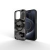 CELL F-PROTECT, 4D Dual Layer technológiával, katonai ejtési teszt kompatibilis, IPHONE 16 PRO MAX fekete terepmintás tok.