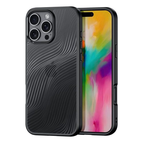 DUX DUCIS tok AIMO MAG, kompatibilis a MagSafe-fel, IPHONE 16 Pro-hoz, fekete