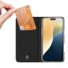 DUX DUCIS pénztárca tok SKIN PRO IPHONE 16-hoz fekete