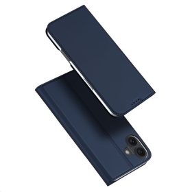 DUX DUCIS pénztárca tok SKIN PRO IPHONE 16-hoz kék