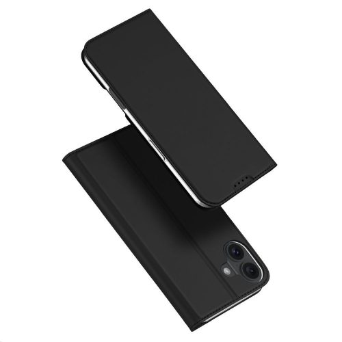 DUX DUCIS pénztárca tok SKIN PRO  IPHONE 16 Plus fekete
