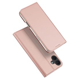   DUX DUCIS pénztárca tok SKIN PRO IPHONE 16 Plus készülékhez, rózsaszín