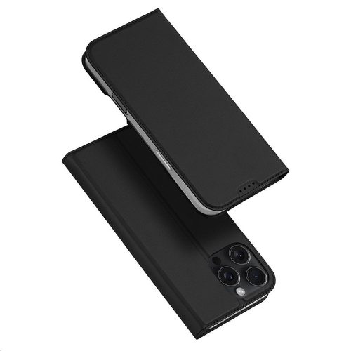 DUX DUCIS pénztárca tok SKIN PRO IPHONE 16 Pro fekete