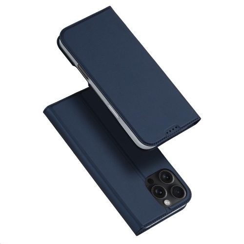 DUX DUCIS tárca tok SKIN PRO  IPHONE 16 Pro kék