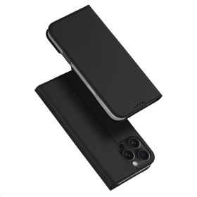 DUX DUCIS pénztárca Tok SKIN PRO  IPHONE 16 Pro Max fekete