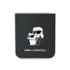 KARL LAGERFELD tok SAMSUNG Z Flip 6 készülékhez KLHCZF6SAPKCNPK (HC Saffiano KC Metal Pin) fekete