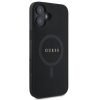 GUESS tok IPHONE 16 Plus-hoz, kompatibilis a MagSafe-fel GUHMP16MPSAHMCK (PU Saffiano Classic Logo) fekete