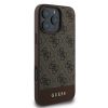 GUESS tok IPHONE 16 Pro-hoz GUHCP16LG4GLBR (PC/TPU 4G PU Bottom Stripe) barna