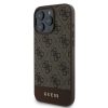 GUESS case for IPHONE 16 Pro Max GUHCP16XG4GLBR (PC/TPU 4G PU Bottom Stripe) brown