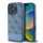 GUESS tok IPHONE 16 Pro Max készülékhez GUHCP16XG4GLBL (4G PU Bottom Stripe) kék