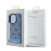 GUESS tok IPHONE 16 Pro Max készülékhez GUHCP16XG4GLBL (4G PU Bottom Stripe) kék