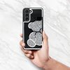 TEDDY BEAR tok SAMSUNG A51-hez ezüst