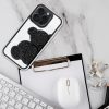 TEDDY BEAR tok IPHONE 13 MINI-hez, fekete