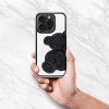 TEDDY BEAR tok IPHONE 12 MINI-hez fekete