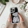 TEDDY BEAR tok IPHONE 12 MINI-hez ezüst