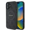 GUESS tok IPHONE 16-hoz, MagSafe kompatibilis GUHMP16SG4GFRK (PU 4G Ring Classic Logo) fekete