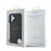 GUESS tok IPHONE 16-hoz, MagSafe kompatibilis GUHMP16SG4GFRK (PU 4G Ring Classic Logo) fekete