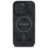 GUESS tok IPHONE 16 Pro Max-hoz, kompatibilis MagSafe-fel GUHMP16XG4GFRK (PU 4G Ring Classic Logo) fekete