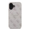 GUESS tok IPHONE 16-hoz, MagSafe kompatibilis GUHMP16SG4GFRP (PU 4G Ring Classic Logo) rózsaszín