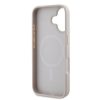 GUESS tok IPHONE 16 Plus-hoz, kompatibilis MagSafe-fel GUHMP16MG4GFRP (PU 4G Ring Classic Logo) rózsaszín